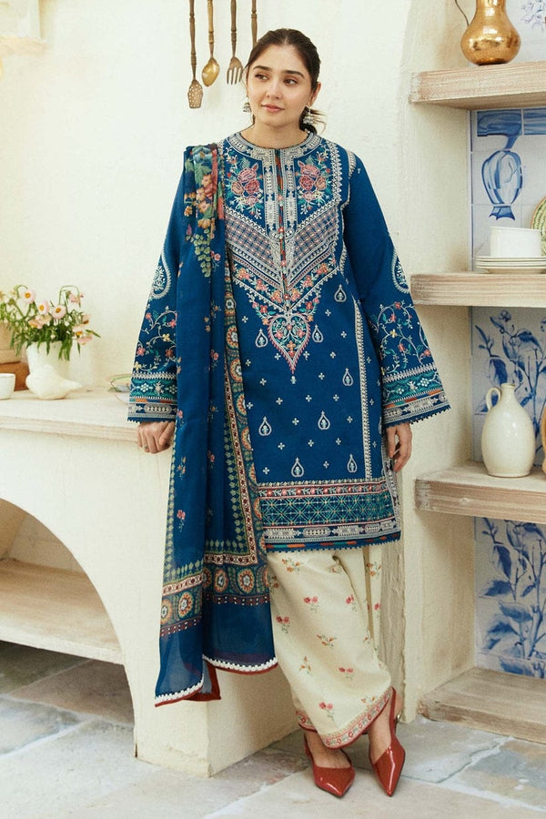 ZAHRA SHAHJAHAN- 3PC LAWN AF-016